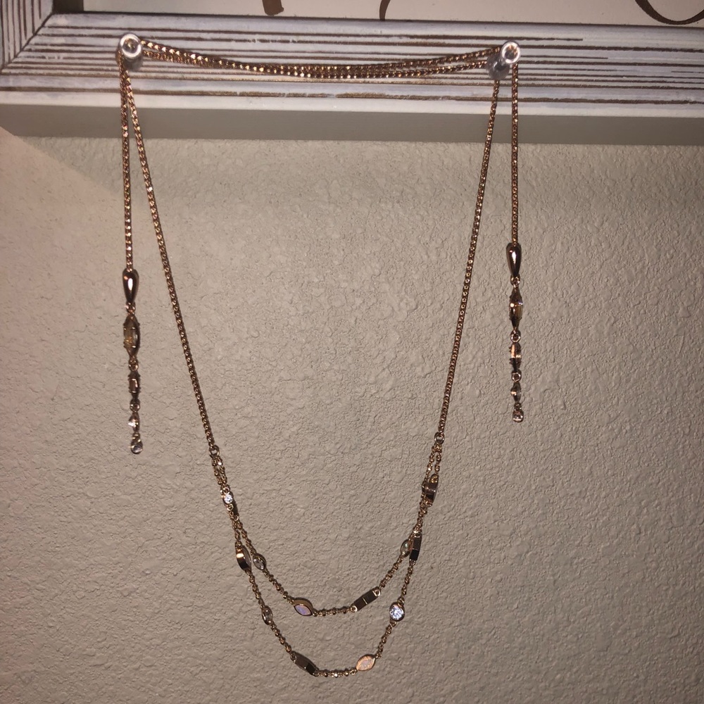 Kendra Scott Necklace- rose gold